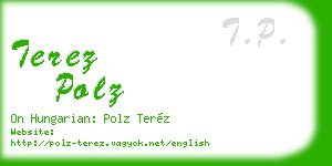 terez polz business card